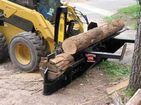 firewood processor skid steer video|skid steer mounted firewood processor.